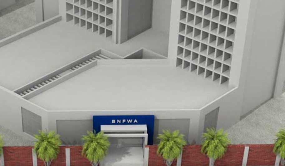 Read more about the article Single storied building BNFWA Multi purpose Hall at HQ, Banani.